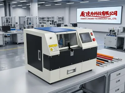 Máy Chải, Gấp và Cắt Lớp Chắn Cáp Tự Động JW-835