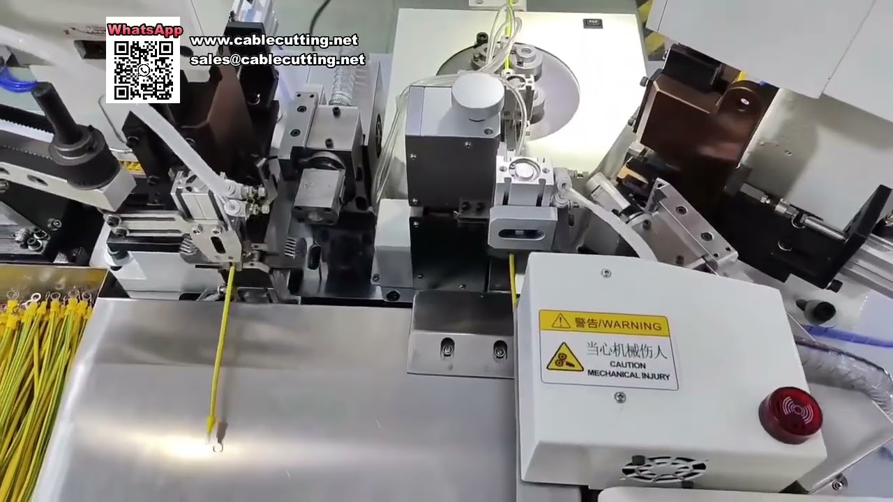 Máy Ép Đầu Cos Tự Động Công Nghệ Ép Nguội với Phễu Rung Cấp Liệu