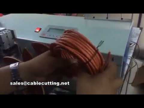 Máy cắt, quấn và buộc dây cáp tự động tích hợp đồng hồ đếm số chính xác