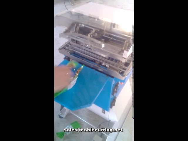 Máy buộc túi bánh mì bằng kẹp nhựa xoắn, máy buộc dây xoắn tự động