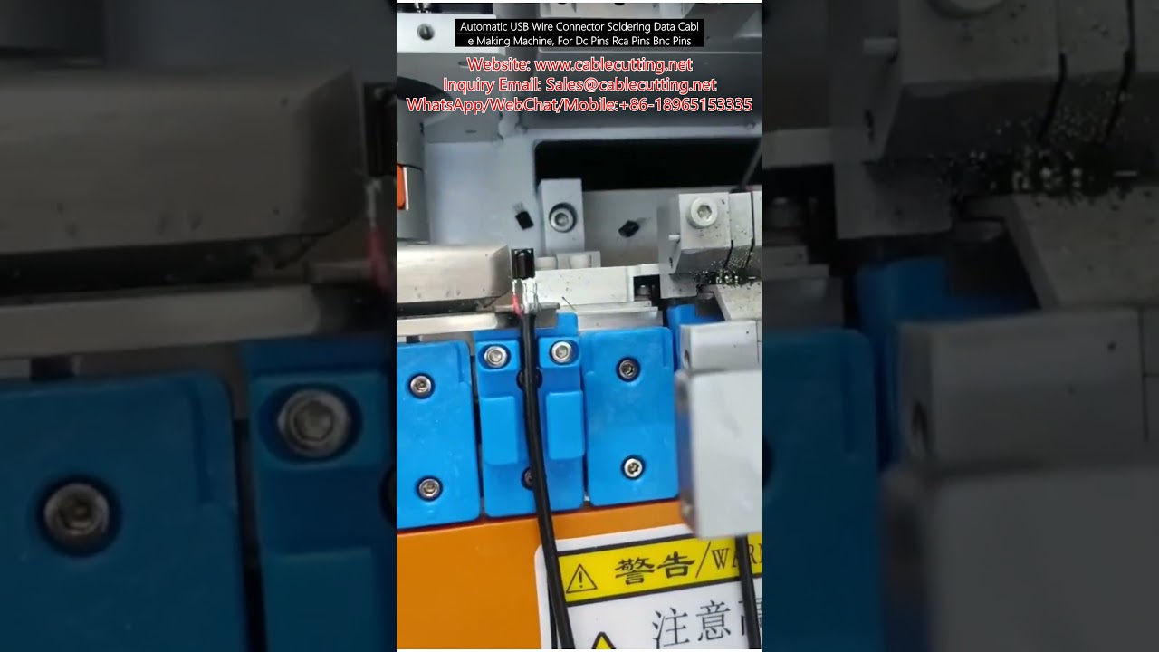 Máy Hàn Dây Cáp USB Tự Động Cho Đầu Nối DC, RCA, BNC – Thiết Bị Sản Xuất Cáp Dữ Liệu