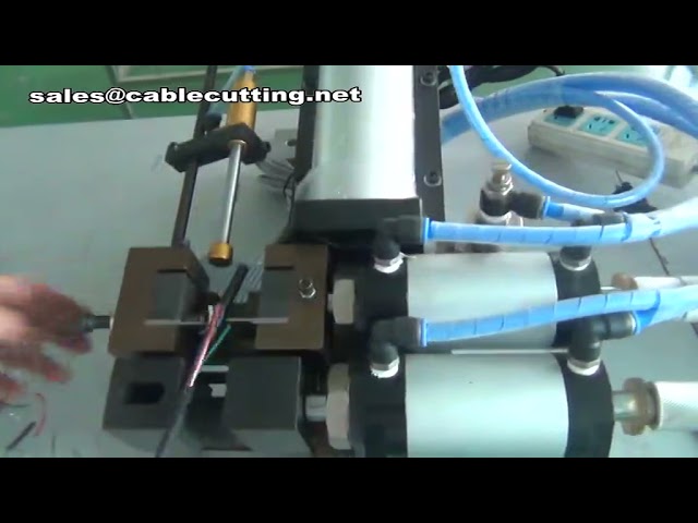 Máy bóc vỏ cáp khí nén MP-4 | Máy tuốt dây điện tự động | Thiết bị bóc vỏ cáp chính xác