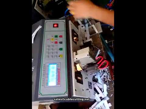Máy cắt cáp dẹt tự động, máy tuốt dây và chia tách dây chính xác