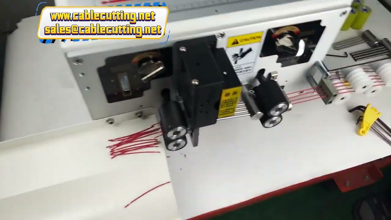 Máy Cắt và Tuốt Dây Cáp Tự Động 4 Dây (0.1-2.5mm²) - Lưỡi Cắt Vonfram Chất Lượng Cao