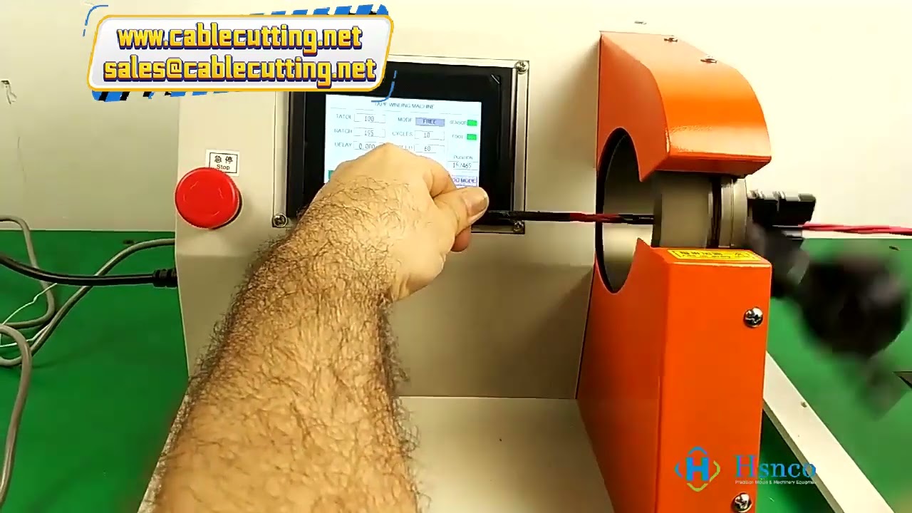 Máy quấn băng PVC tự động cho dây cáp - Máy quấn điểm chính xác