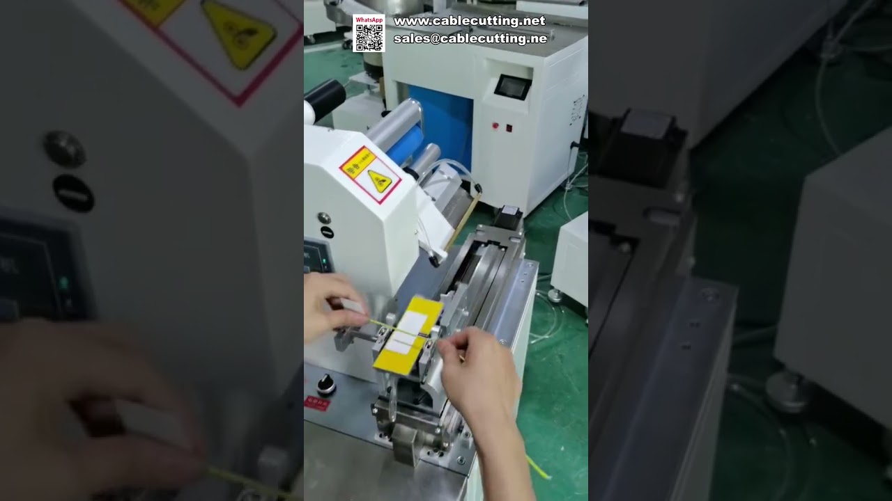 Máy In Nhãn Dây Điện Tự Động Hoàn Toàn - Giải Pháp Dán Nhãn Dây Cáp Tốc Độ Cao