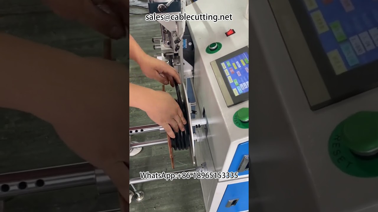 Máy đếm mét tự động dạng đứng - Cắt cuộn và buộc dây chính xác #đếm mét