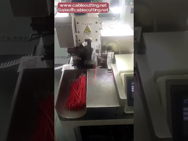 Máy bấm đầu cốt dây điện tự động - Cắt, tuốt và bấm dây cáp chuyên nghiệp
