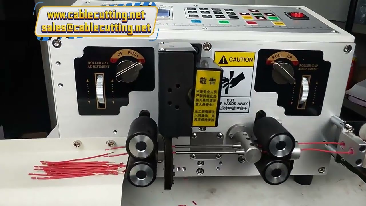 Máy cắt tuốt dây cáp tự động | Máy bó dây điện | Máy tuốt dây cáp máy tính Đường kính tối đa 2.5mm² AWG1