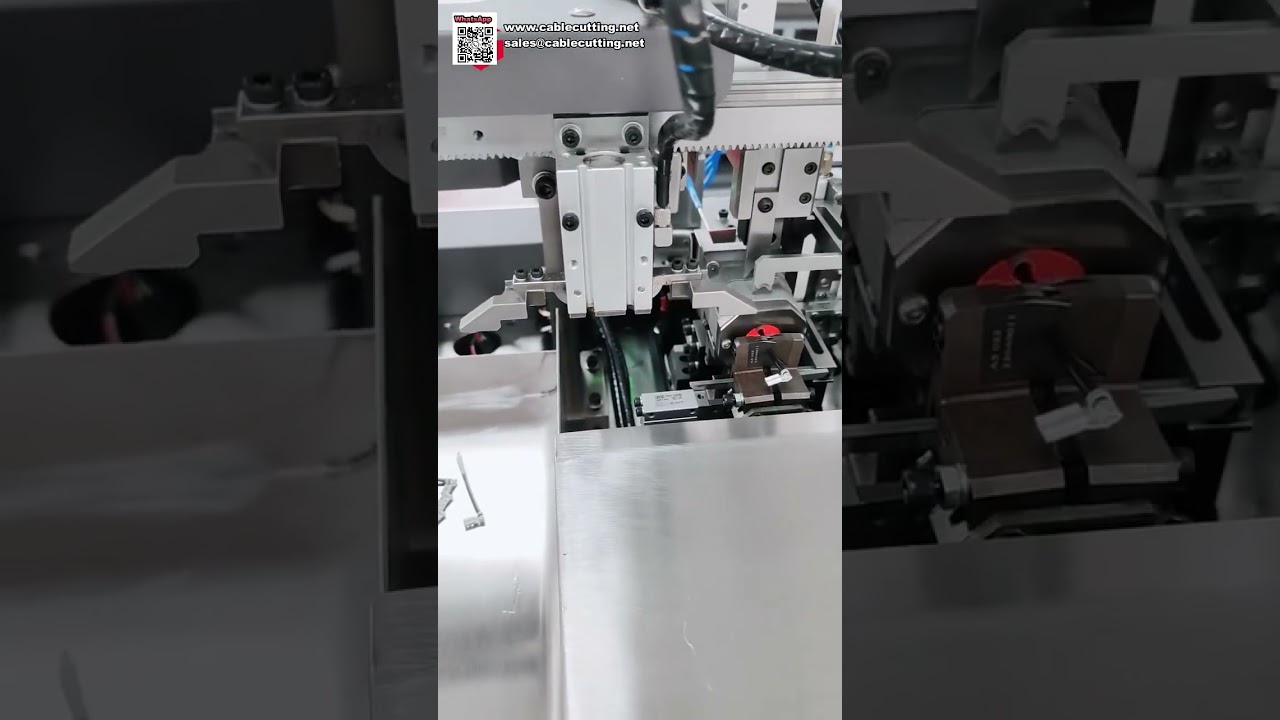 Máy tự động bấm đầu cốt, luồng ống co nhiệt và đóng thiếc dây điện