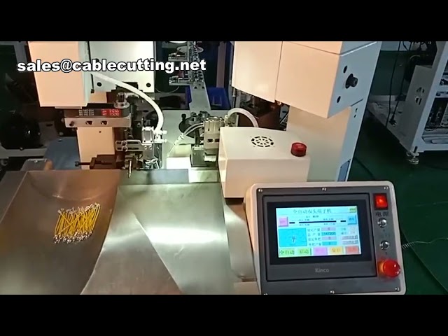 Máy Ép Đầu Cốt Dây Điện Tự Động Hai Đầu - Chính Xác Và Hiệu Quả