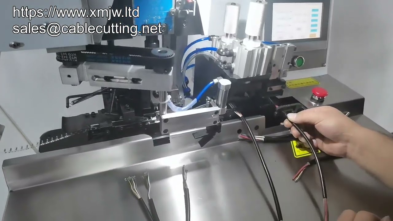 Máy tuốt và cắt vỏ cáp, đấu đầu cos tự động hoàn toàn | Máy cắt vỏ cáp và tuốt dây chính xác