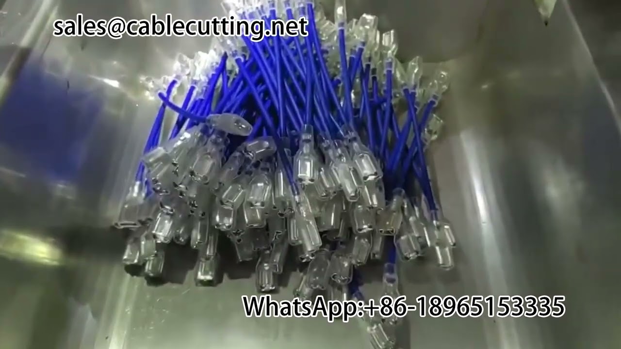 Máy đột đầu kép xuyên qua vỏ bọc dây cáp - Thiết bị gia công dây điện tự động