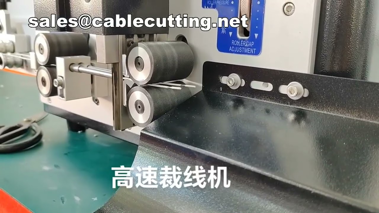 Máy cắt và tuốt dây điện tốc độ cao, màn hình cảm ứng dành cho cáp dữ liệu
